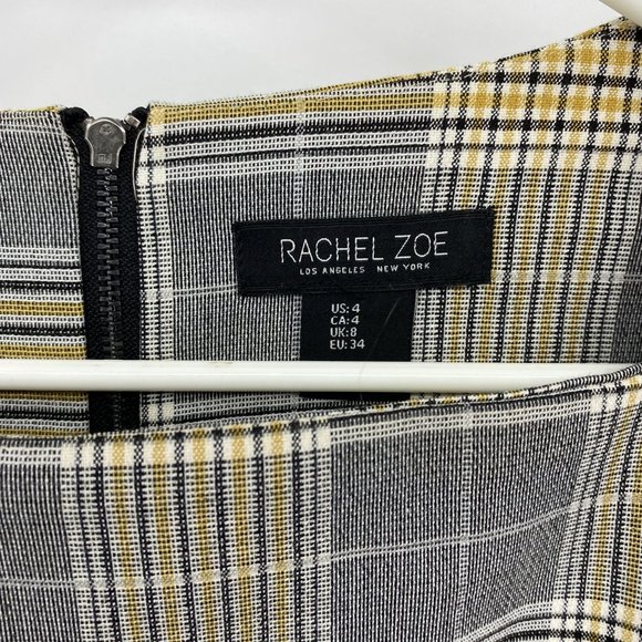 Rachel Zoe Plaid Blouse 4 - Picture 3 of 8